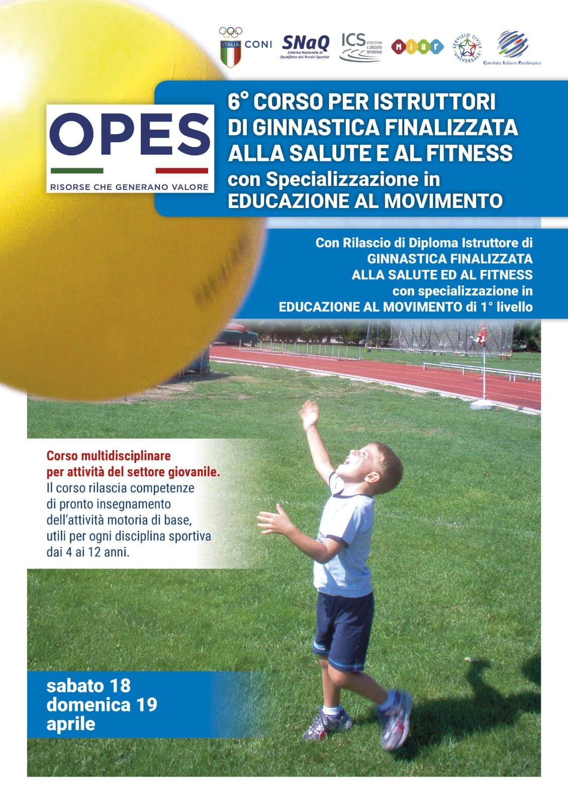 Corso Istruttori Ginnastica